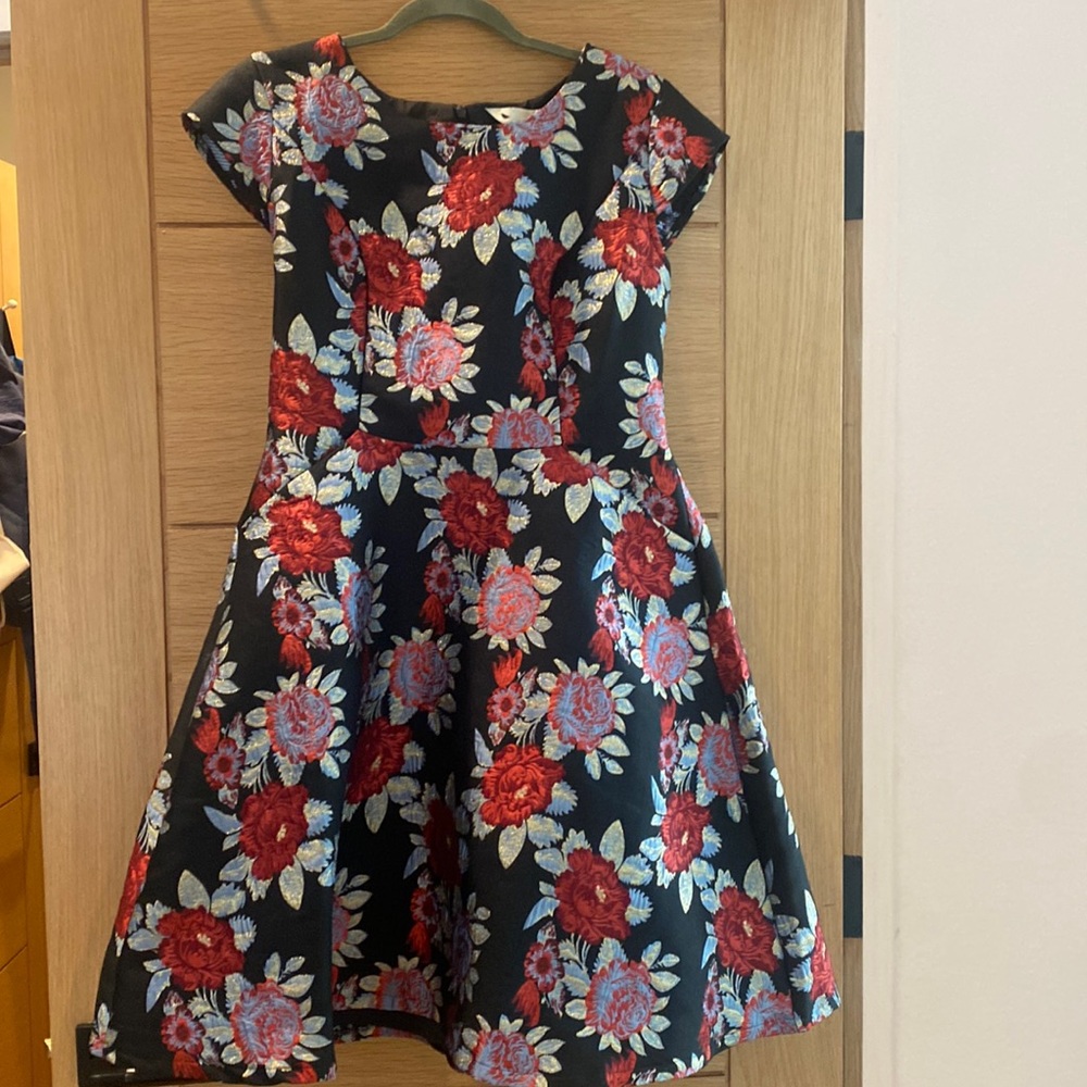 Yumi print dress with pockets